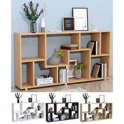 VCM Morgenthaler Lanisa L, Noir, 7 étagères, 1160 mm, 200 mm, 580 mm