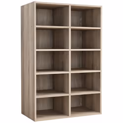 VCM Morgenthaler Hinsol M, Ouvert, Bois, Métal, 10 étagères, 550 mm, 840 mm