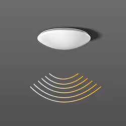 RZB Flat Polymero, LED, 4000 K, 1450 lm, IP40, Blanc
