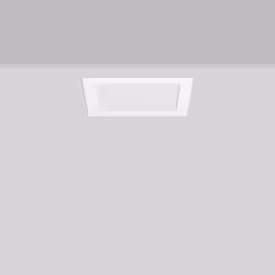 RZB TOLEDO FLAT square, LED, 2250 lm, IP54, IP20, Blanc