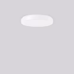 RZB FLAT POLYMERO KREIS SLIM, LED, 4000 K, 2050 lm, IP40, Blanc