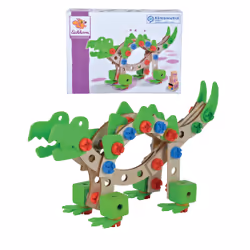 Smoby EH CONST. 100PCS DINO 3 EN 1, Jeu de construction, 4 an(s), 100 pièce(s), 798 g