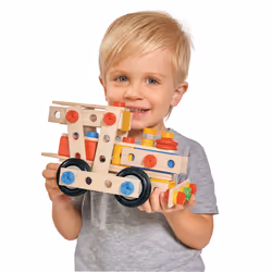 Smoby Eh Const. 100Pcs Locomotive 4 En 1 - Vue supplémentaire 5