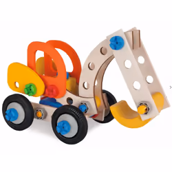 Eichhorn Constructor, Excavator, 4 an(s), Hêtre, Plastique, Bois, Multicolore