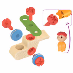Smoby Eh Const. Maxi Helicoptere 9Pcs