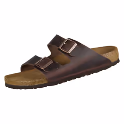 Sandales Arizona Etroite Cuir Marron