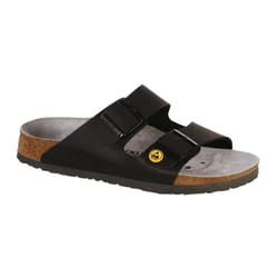 Birkenstock - Sandale Arizona esd taille 43 w. normal noir matériau extérieur : Birko-Flor® en 61340