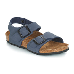 Sandales New York Kids Normal Cuir Bleu Marine - 27