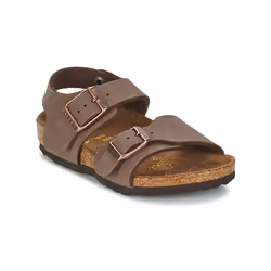 Sandales New York Etroite Synthétique Marron