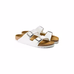 Sandales Arizona Normal Cuir Blanc