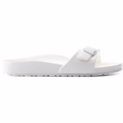 Birkenstock Madrid Essentials, Sandales, Femelle, Adulte, Blanc, Uniforme, Allemand