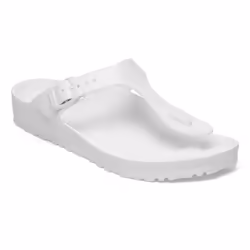 Birkenstock Gizeh, Sandales, Unisexe, Adulte, Blanc, Uniforme, Allemand