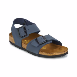 Sandales New York Kids Normal Cuir Bleu Marine