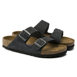 Sandales Arizona Nu Etroite Cuir Noir