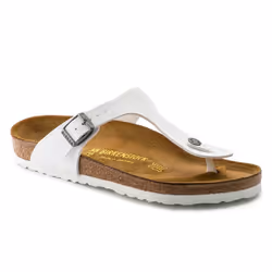 Birkenstock Gizeh, Sandales, Femelle, Adulte, Blanc, Uniforme, Fermeture de boucle