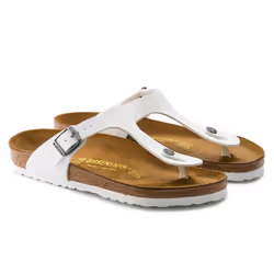 Birkenstock Gizeh Sandales Femelle Blanc