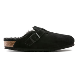 Mules Boston Etroite Cuir Noir