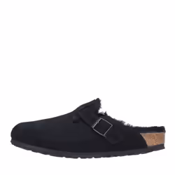 Mules Boston Etroite Cuir Noir