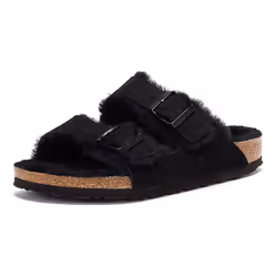 Sandales Arizona Normal Textile Noir