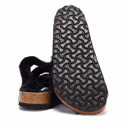 Sandales Arizona Normal Textile Noir