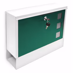 Relaxdays 10017418_252, Mural, Acier, Vert, Argent, Blanc, Monochromatique, 360 mm, 100 mm