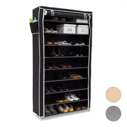 Relaxdays 4052025047276 Organisateur pour chaussures Fermé Noir, Blanc