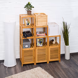 Relaxdays 4052025047436 armoire de rangement de salle de bain Bois