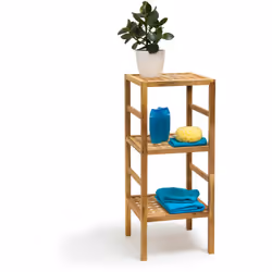 Cette étagère en bois solide vous crée un espace de stockage dans votre intérieur: soit dans la salle de bain, le couloir, à ...