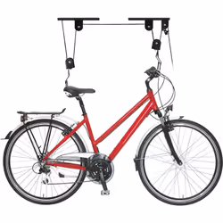 Avec ce support pour vélopour le plafond, votre vélo trouve de la place même dans les petites pièces.Vous pouvez bien accroch ...