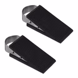 Relaxdays 10010084, Noir, Plastique, Acier inoxydable, Autonome, 2 pièce(s), 50 mm, 120 mm