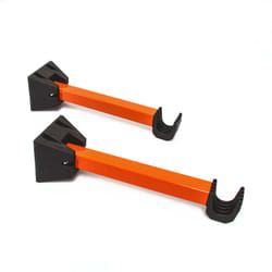 Relaxdays - Supports murales pliables pour vélo Orange Lot de 2