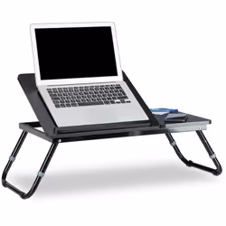 Ce plateau de lit pour ordinateur portable est très pratique car il vous permet de travailler ou surfer tranquillement dans v ...