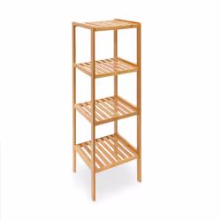 Relaxdays 10013497, Étagère, Autonome, Bambou, Bambou, Chambre à coucher, Salle à manger, Salon, 5 kg