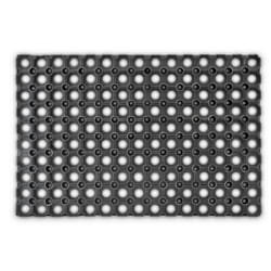 Relaxdays 10013939 Paillasson caoutchouc Extérieure Rectangulaire Noir