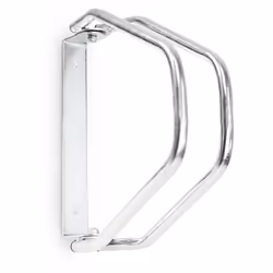 Ce range vélo peut être fixé au mur. Faites glisser votre vélo dans ce râtelier et il se tient fermement et en toute sécurité ...