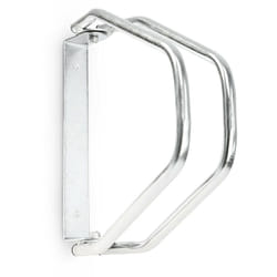 Relaxdays - Râtelier vélo vtt HxlxP 32,5 x 9 x 28,5 cm système range vélo Parking support 1 vélo Métal mural, argent