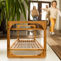 Relaxdays 4052025148584 Organisateur pour chaussures Ouvert Bois