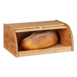 Relaxdays 4052025166564 Boîte à pain Rectangulaire Bois Bambou