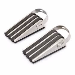 Relaxdays 10017902, Noir, Acier inoxydable, Acier inoxydable, 2 pièce(s), 50 mm, 125 mm, 37 mm