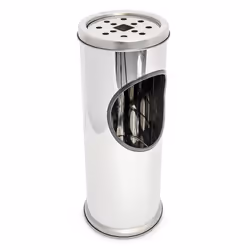 Relaxdays 10018508, Rond, Acier inoxydable, Plastique, Acier inoxydable, 14 cm, 375 mm