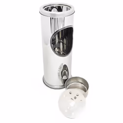 Relaxdays 10018508 cendrier Rond Plastique, Acier inoxydable