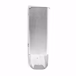 Relaxdays - Boîte aux lettres murale avec compartiment à journaux en Inox serrure clés 35 x 40 x 14 cm, gris argenté