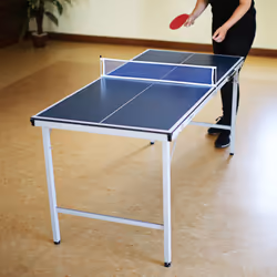 Relaxdays 10019102 table de tennis de table Autonome Bleu