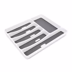 Relaxdays 10019240, 1 tiroir(s), Plastique, Caoutchouc, Gris, Blanc, 1 pièce(s), 325 mm, 405 mm