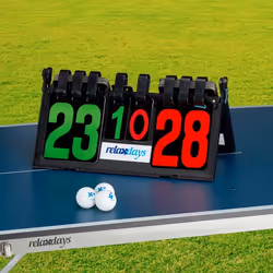 Relaxdays 10020142 table de tennis de table Autonome Noir Plastique