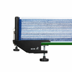 Relaxdays Filet de tennis de table professionnel, avec vis de serrement, hydrofuge, HLP 17,6 x 169,5 x 4,4 cm, bleu/noir