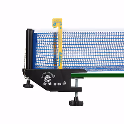 Relaxdays Filet de tennis de table professionnel, avec vis de serrement, hydrofuge, HLP 17,6 x 169,5 x 4,4 cm, bleu/noir