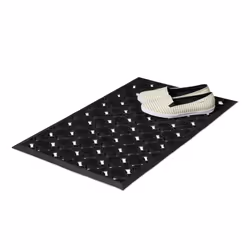 Relaxdays 10020193 paillasson Paillasson caoutchouc Extérieure Rectangulaire Noir