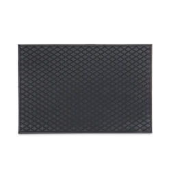 Relaxdays 10020202 paillasson Paillasson décoratif Extérieure Rectangulaire Noir