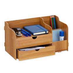 Porte-savon bambou, rectangle, grille en inox. support pour savon, salle de bain HxlxP : 3x12,5x10 cm, nature - Relaxdays